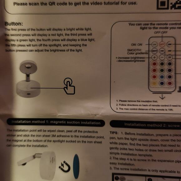 LED Light with Remote Control - Picture 8 of 9